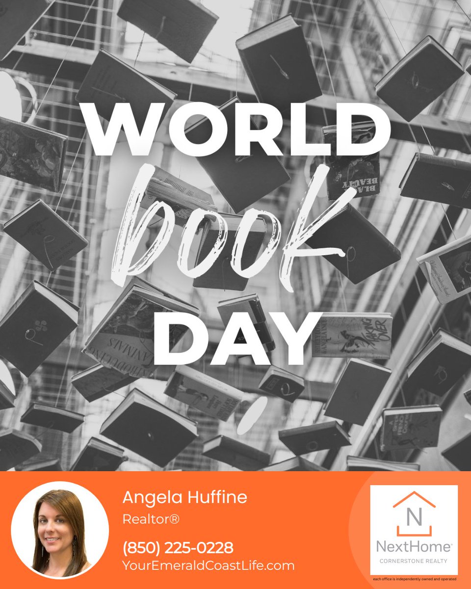 Angela_Huffine's tweet photo. Today is World Book Day! 📚 What's the last book you read that you couldn't put down?

#worldbookday #books #bookworm #bookstore #reading #novels #NextHome #YourEmeraldCoastLife https://t.co/jFgfcI2BZw