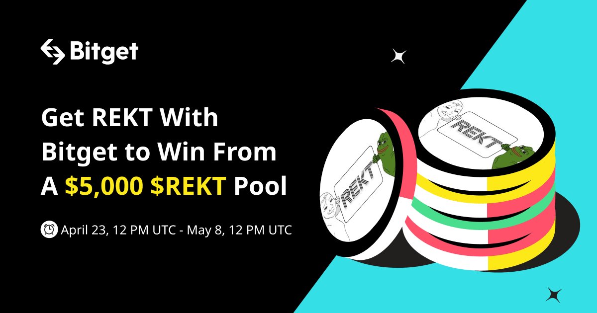 Bitget on X: Get $REKT with #BItget! Join Bitget REKT Community