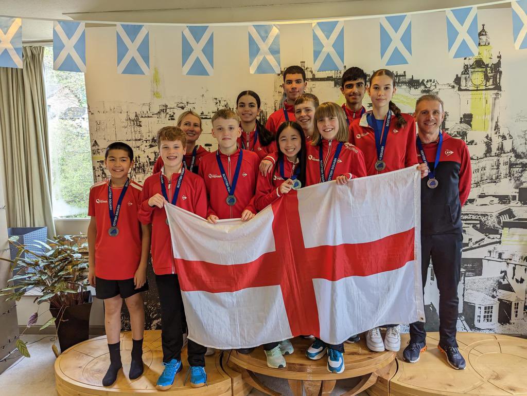 englandsquash's tweet image. 2023 Five Nations CHAMPIONS 🤩🏆 

The U13 and U15 squads have both taken the titles! A huge congratulations to Phoebe, William, Esther, Jaanshere, Joe, Ismail, Mariam, Dylan, Reka, and George for your phenomenal performances 🥳

Results and story ➡️ bit.ly/3oryjFa