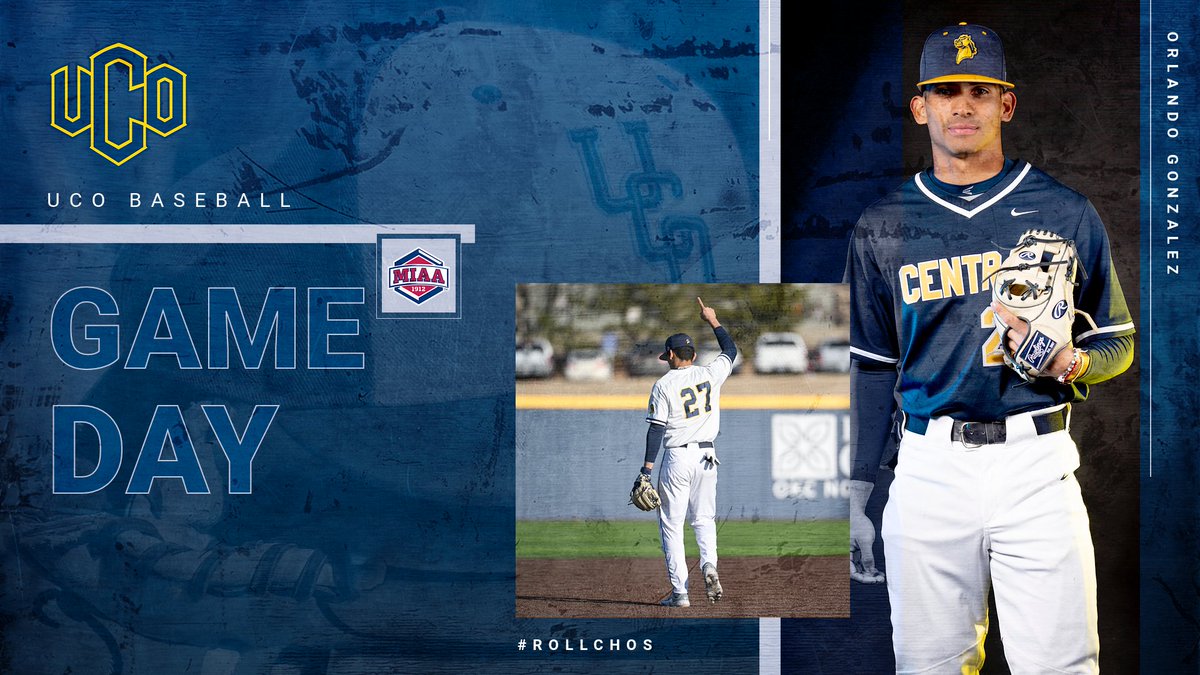 ucoathletics's tweet image. GAMEDAY! Central Oklahoma wraps up its MIAA series at Central Missouri today.

📍 Warrensburg, Mo.
⏰ 1 p.m.
🖥️ bit.ly/341ra1p
📊 bit.ly/2W2naej

@UCOBaseball x #RollChos