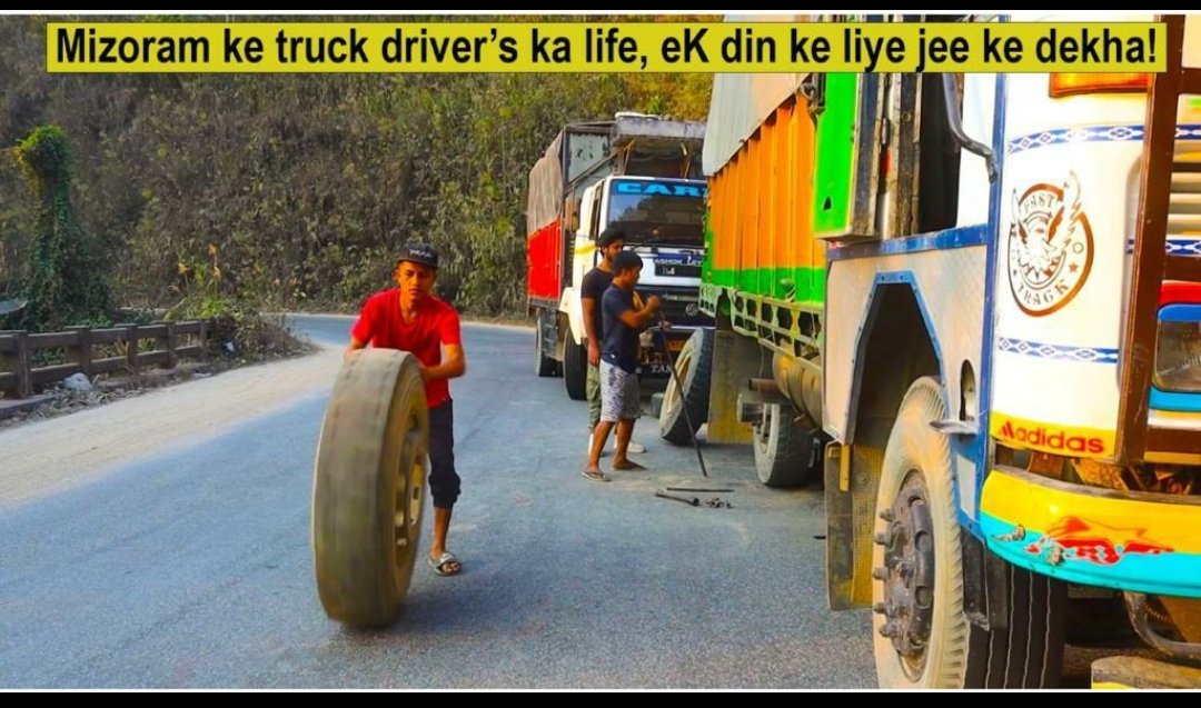 real_eKdin's tweet photo. A corporate boy living like truck driver//Mizoram journey ends here
https://t.co/CEGxeRixC6

#mizoram #northeast #aizawl 
#truck #truckdriver #employee #india
#adventure #life #travel #challenges https://t.co/1bIJBEZh3Q