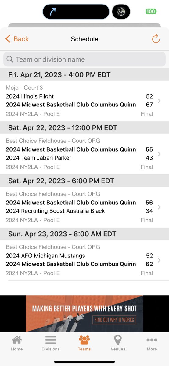 QuinnE76's tweet photo. First weekend of the NY2LA circuit in the books ✅ So proud of this group! @KraigGilbert2 @PeytonHeiss @Samuelmtv44 @jacksonwyant5 @AidanGallogly @K_Gallagher05 @MerrickReynold2 @Jake1owman @MidwestBBClub @ny2labasketball @NY2LASPORTSLIVE https://t.co/7lVIhQ1G21