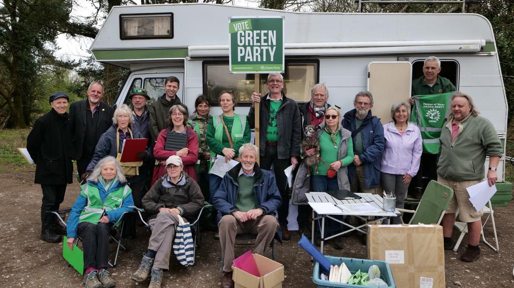 Canvasing team in Berry Hill yesterday. #GreenParty #forestofdean