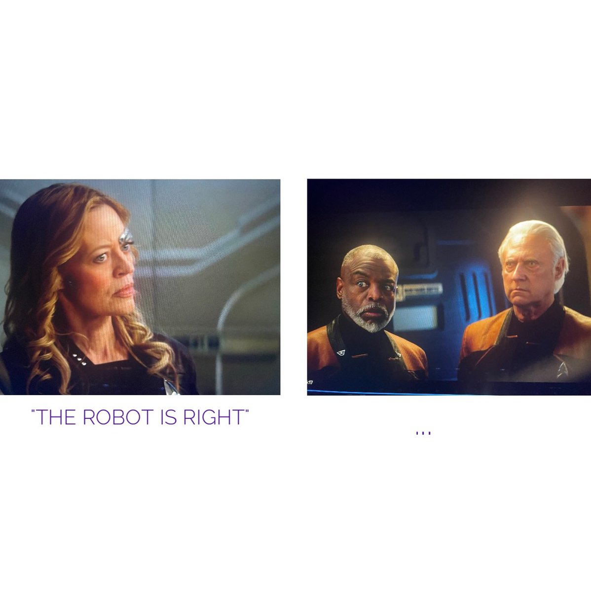 barrypaulh's tweet image. #Picard #StartrekPicardSeason3 @JeriLRyan  😆✨🖖🏻 amazing series &amp;amp; acting.