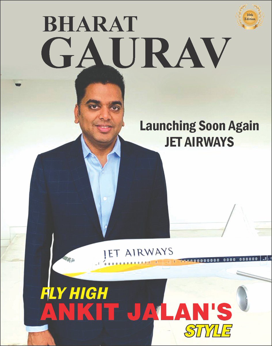 BGAoffc's tweet photo. Mr. Ankit Jalan of Jet Airways will receive the prestigious Bharat Gaurav award at the British Parliament, in recognition of his exceptional contributions to the aviation industry on 12th May 2023. 

#bharatgaurav #bharatgauravawardsofficial #jetairways #jet #airways #ankitjalan https://t.co/qO4zVlSo7f