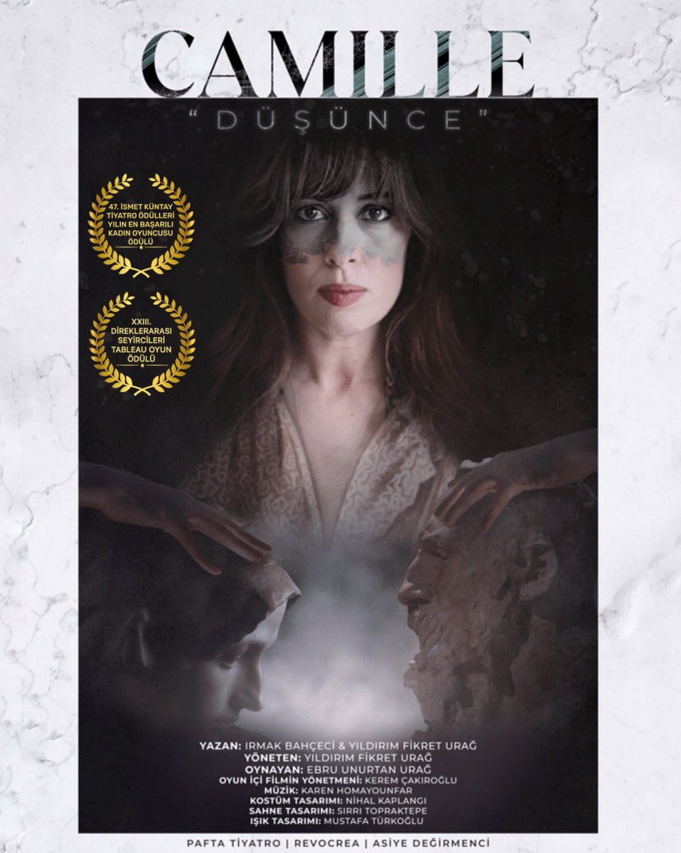 #MayısKonuklarımız

<a href="/paftatiyatro/">Pafta Tiyatro</a> 

🎭 Camille “Düşünce”
🗓️ 9 Mayıs Salı
⏱️ 20:30

Biletler babasahne.com ve gişede!

#BabaSahne #BabaTakvim #CamilleDüşünce