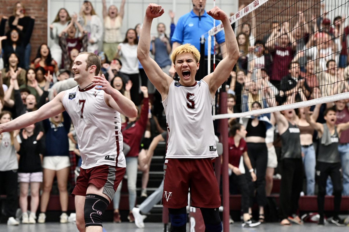 After a 3-1 win Saturday night, the men's volleyball team is going to the NCAA Division III final four! Go Brewers! (Photo by Carlisle Stockton Inc.) <a href="/NCAA/">NCAA</a> <a href="/VassarMVB/">Vassar College MVB</a> <a href="/VassarAthletics/">Vassar Athletics</a>