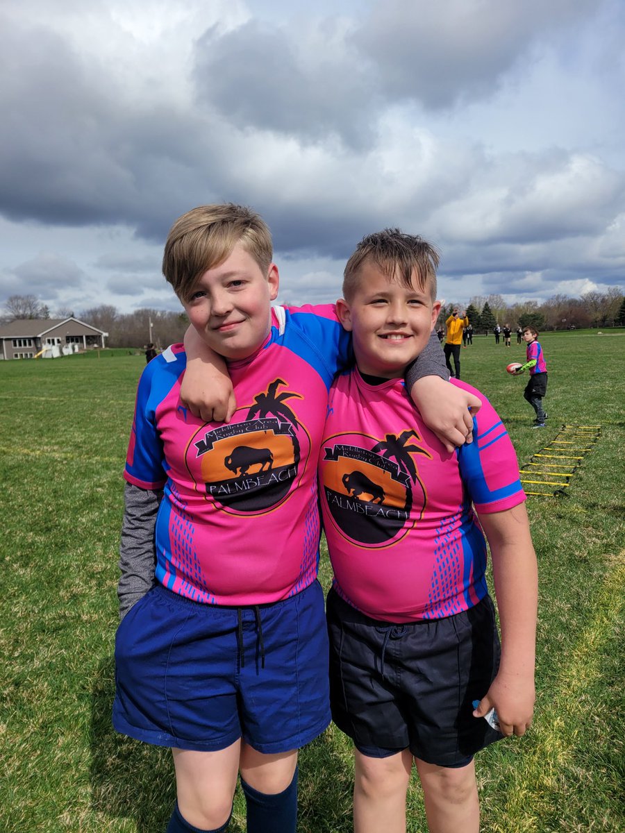 PatriotsRugby's tweet photo. This season we don’t have enough middle schoolers for an entire team but that didn’t keep them from getting to enjoy their first rugby experience! At this weekend’s tournament 2 of our guys got to play with Middleton RFC and 3 with Winneconne. Thanks to everyone involved! https://t.co/6F6WbLuFTw