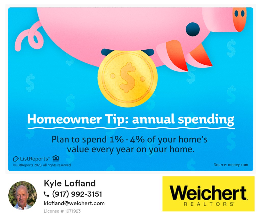 Whether you’re spending or saving it, having this money earmarked for repairs and annual maintenance is a good habit. Are you a spender or a saver?

#njrealestate #maplewoodnj #southorangenj #millburnnj #weichertrealtors #bl... kenneth-lofland.weichert.com