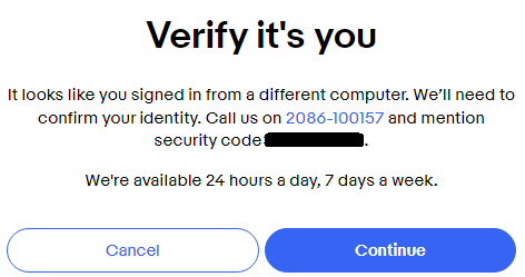 Seemanta0605's tweet photo. Cant login to #ebay, phone number changed so can't verify via text. The phone number provided doesn't work either. Any help is appreciated 
@eBay_UK @eBay #Login #issues https://t.co/KyM3tlP10Y