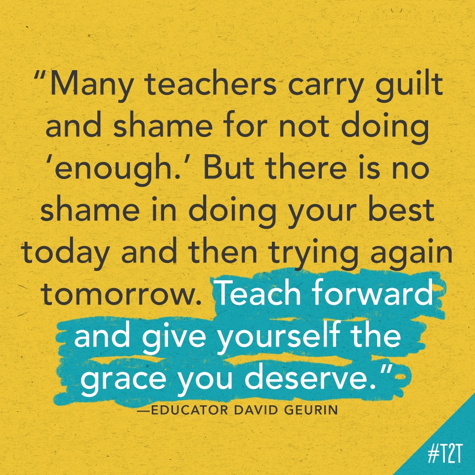 teacher2teacher's tweet photo. Every day is a new beginning, reminds educator @DavidGeurin: https://t.co/PTnqqbIr8l
