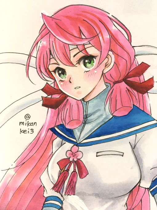 明石 改です#艦これ版深夜の真剣お絵描き60分一本勝負 #艦これ版真剣お絵描き60分一本勝負_20230423 #明石 #艦これ 