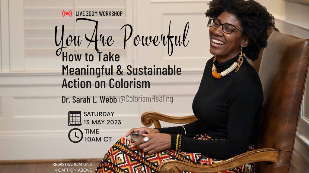 Colorism Healing tweet media