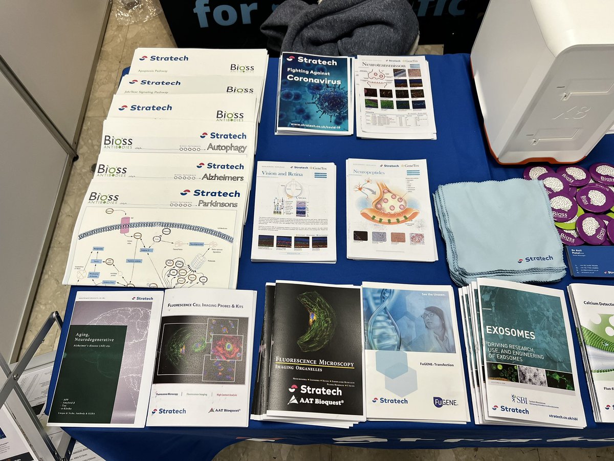 AnilStratech's tweet photo. Drop by our @Stratech_UK stand to speak to me and @ChandniStratech. Hear about our +3 million products & a chance to win #giantmicrobe or #winanipad #BNA2023 #neuroscience #Brighton @BritishNeuro https://t.co/hIgWjNGlsr