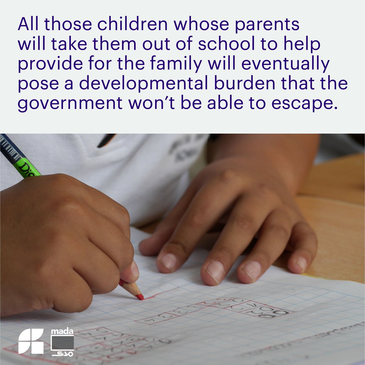 ArabReform_ARI's tweet image. If governments make the investment in the people who live in a county, the people will be able to invest their energy and time in the country in which they live.
#stateresponsibility #universalsocialprotection
#26daysofactivism #activismforsocialprotection
