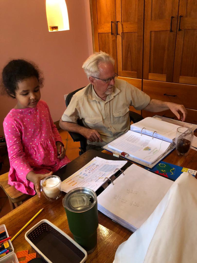 To all you naysayers out there that said you should not give a six year old cappuccinos, she is about to start third grade.