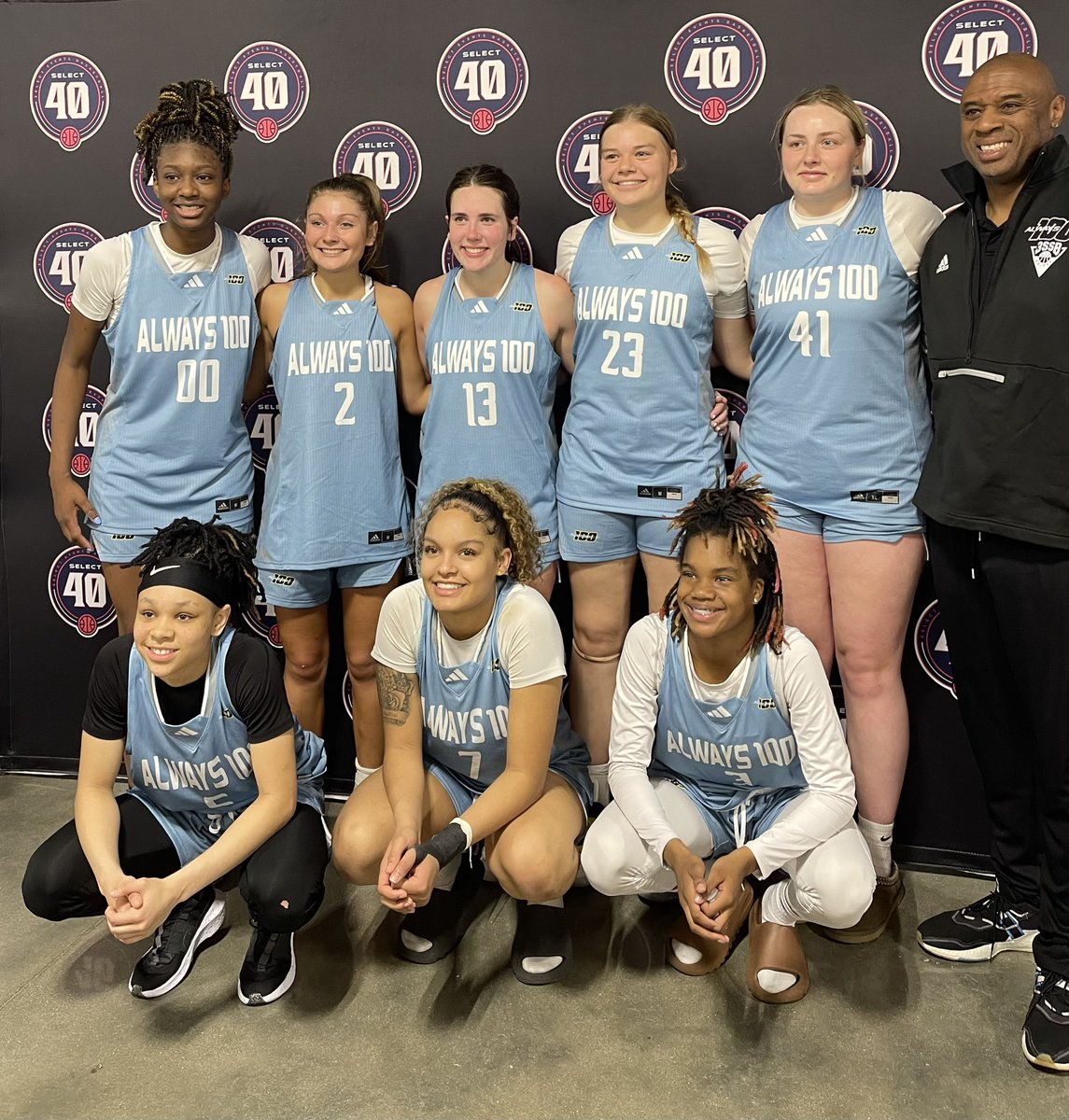 CarrieMastriano's tweet photo. These girls went 4-0 at #theclash. The closest game won by 20. @AddisenM1 says her whole face hurts and is ready for a nap. #bloodynose #loosetooth @vjhAlways100 @Always100_TMH https://t.co/TmJ0fn4NPe