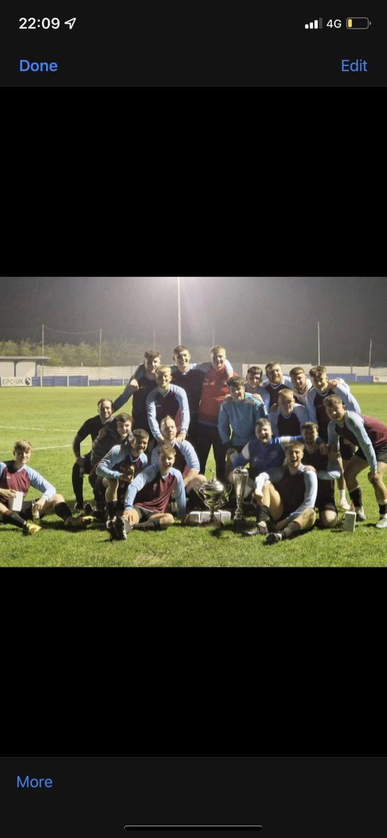 PinxtonVillage's tweet photo. Congratulations to the lads, good result Friday night, 1 more trophy in the cabinet 🏆 https://t.co/TFbPrjZLf8