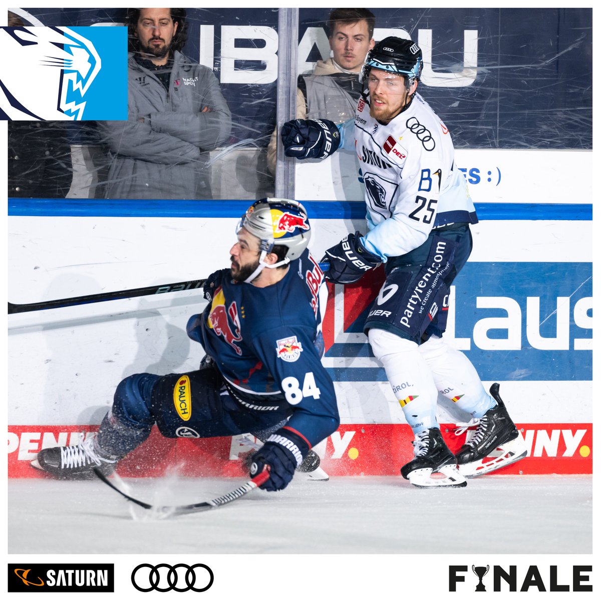 ERCIngolstadt's tweet photo. 1:1 ist auch der Spielstand nach dem zweiten Drittel.
Der ERC mit 2:48 Minuten Überzahl zum Start in den Schlussabschnitt.
AUF GEHT'S ERC!
#RBMING https://t.co/BaIM65DqlJ