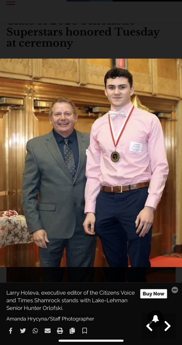 COrlofski's tweet photo. Citizens Voice Scholastic Superstars Class of 2023 Medal Ceremony
Great Job Hunter and the other 24 selected!! You all are amazing!! https://t.co/fLT32gvhGF