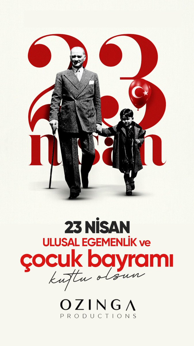 23 Nisan Ulusal Egemenlik ve Çocuk Bayramı Kutlu Olsun 🇹🇷