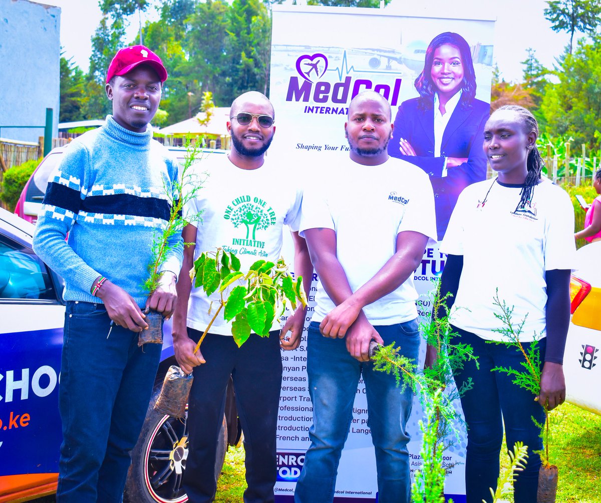 JeffreyKosgei's tweet photo. @onechildonetree partnered with Asis driving school MedCol International Geocon Survey Company, Cool Stores Eldoret, Shakers Foundation and friends for the EarthDay 2023 at Landson Foundation where 210 trees were planted to mark the day.
#ClimateAction #OneChildOneTree https://t.co/L3wYrWNfOt