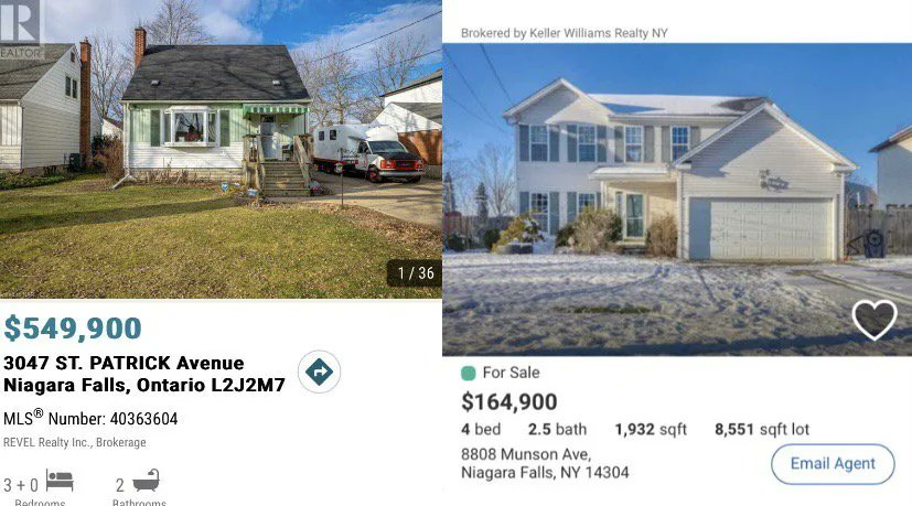 ShaziGoalie's tweet image. Niagara Falls, ON 🇨🇦 

vs. 

Niagara Falls, NY 🇺🇸 

👇🏽