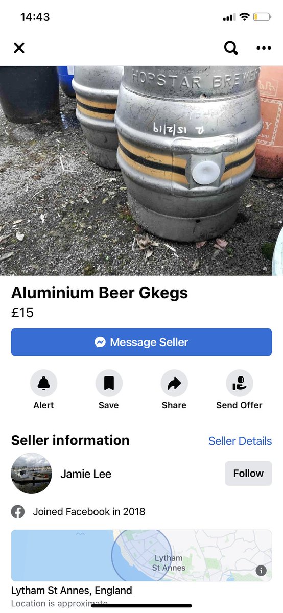 Hey, @OfficialHopstar - a couple of your casks for sale on Facebook marketplace 😡