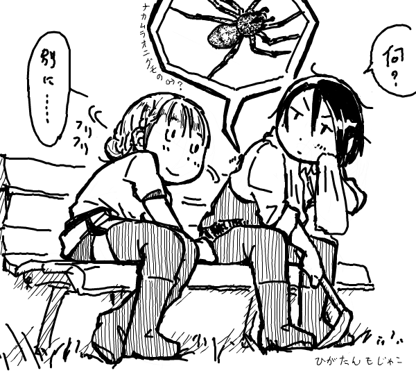 ナカムラオニグモのオスなんて言われてもわからない