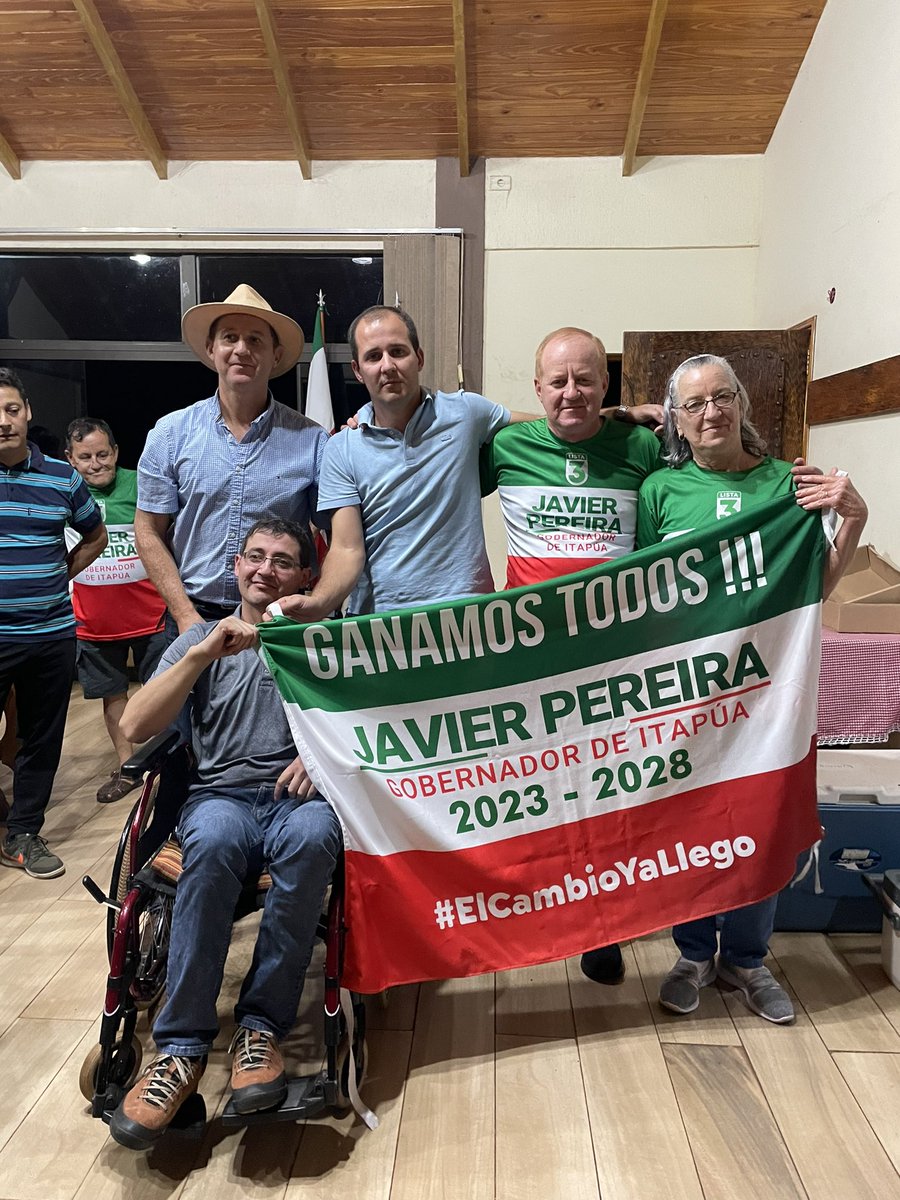 El pueblo ya tiene nuevo gobernador. ¡Gracias Itapúa!