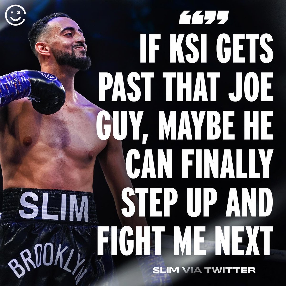 HappyPunch's tweet photo. Slim wants KSI next 👀 https://t.co/73HaSQtV4m