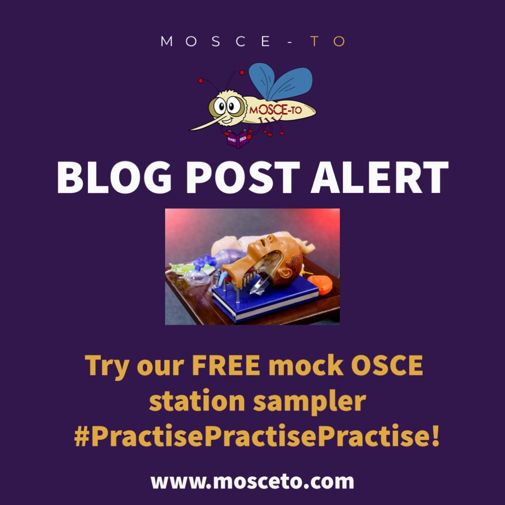 MOSCE-TO Anaesthetics Primary FRCA tweet media