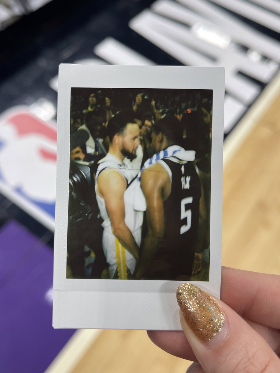 warriors's tweet photo. What a series 🤝 https://t.co/ZWXJST1JGh