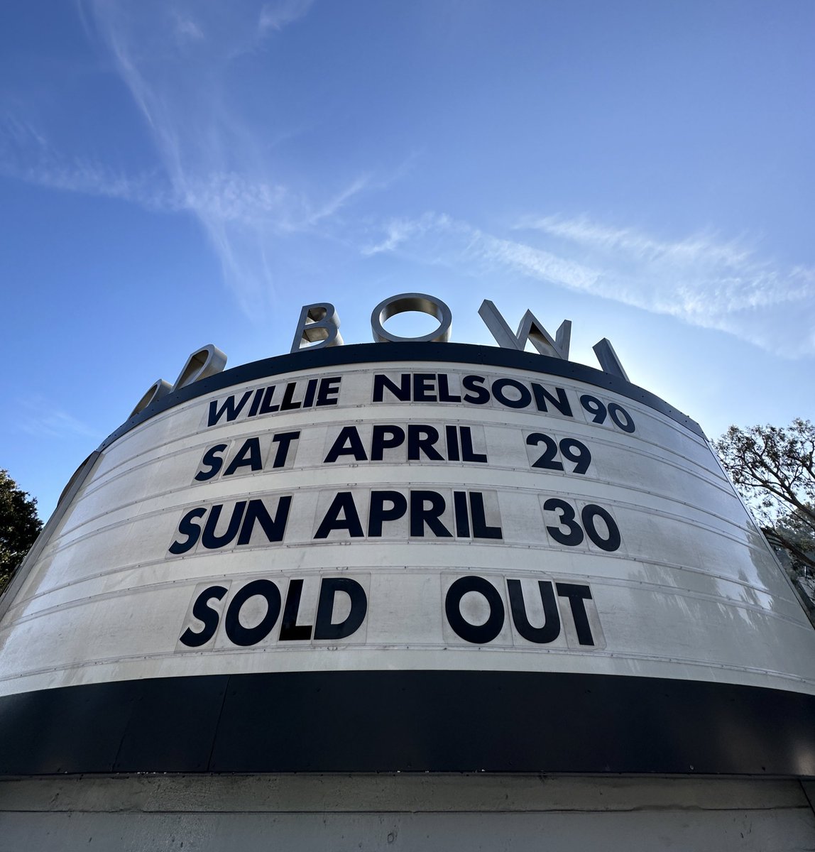 #WillieNelson90 #marqueespotting @HollywoodBowl