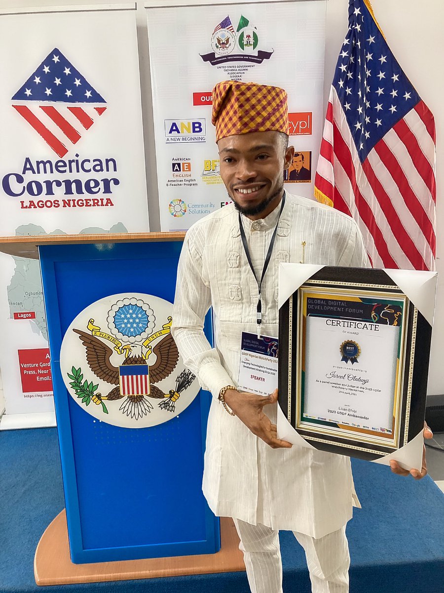 Holatung's tweet image. The Global Digital Development Forum, GDDF Nigeria Watchparty 2023 was a success. I want to thank the organizers for this recognition and honorable mention.

@TechChange 
#TeamAI
#GDDF2023 
#GDDFNigeria 
#USAID 
#Chemonics 
#Deloitte 
#TechChange 
#DAIGlobal 
#Google 
#RTI_Intl…