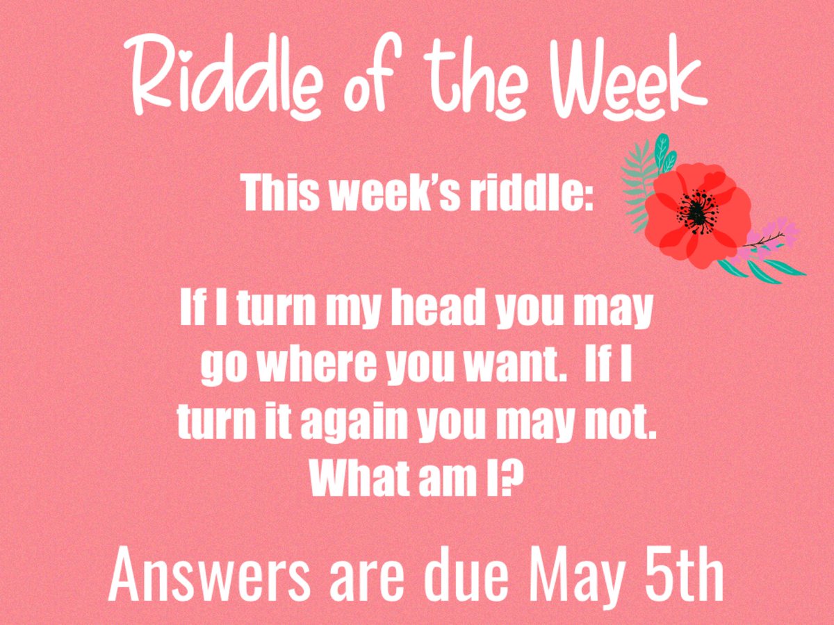 This week’s riddle! Post your responses in the comments! Shoutouts to the first 3 correct responses! #riddleoftheweek #MsRobbinsNest #counselorscorner #engagingstudents #SEL #mindfulness #chatactertraits #characterdevelopment #socialskills