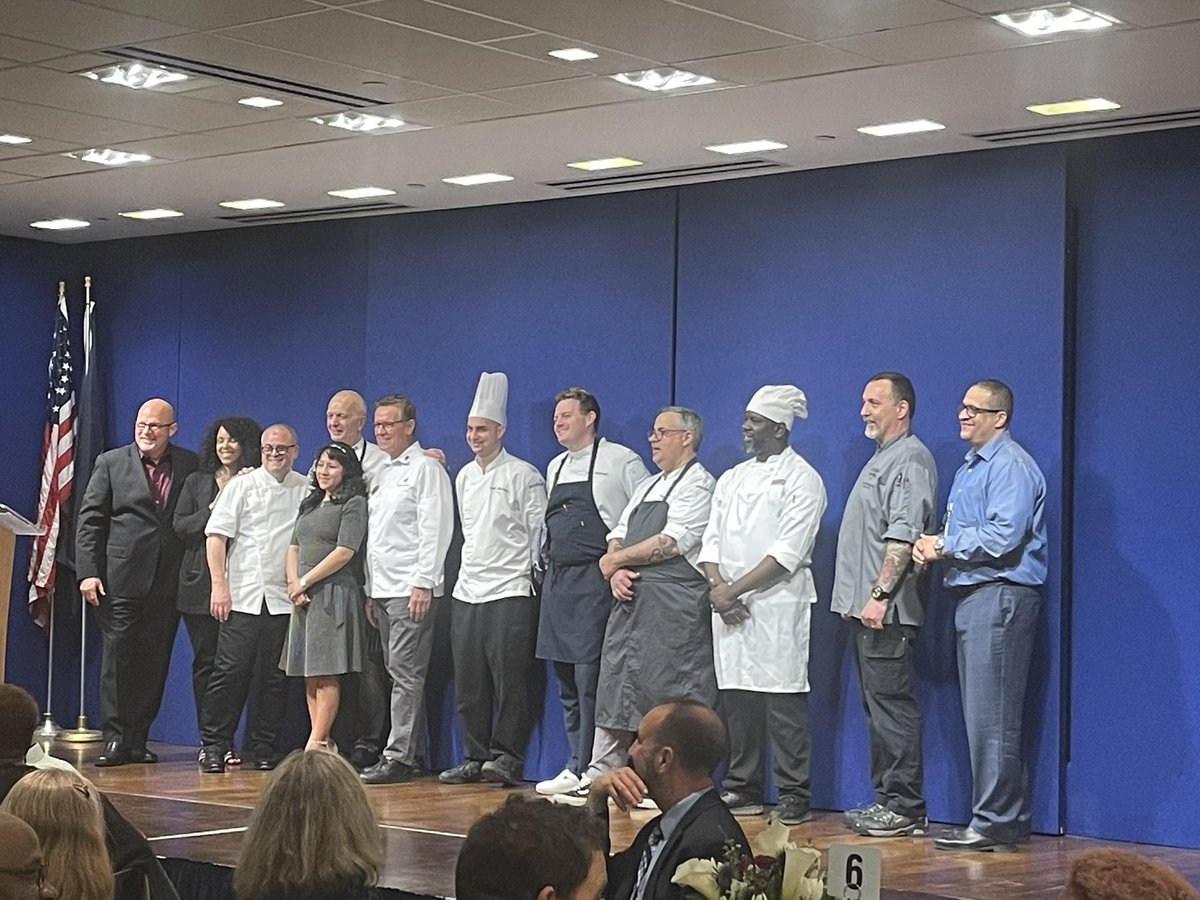 August Martin’s Culinary scholars along with their teacher, Chef Hayes, had the honor of serving at this year’s Escoffier Society and Foundation of the Culinary Arts scholarship fundraiser with Chef Phil DeMaiolo