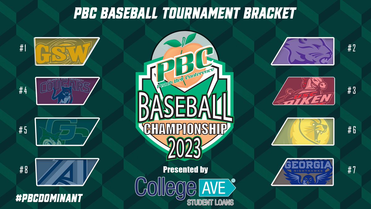 PBC Releases Baseball Tournament Bracket!  Play begins this Friday, May 5, at <a href="/GSWAthletics/">GSW Athletics</a> and <a href="/YHCAthletics/">YHC Athletics</a> 
bit.ly/3LEUIrQ
#PBCDOMINANT