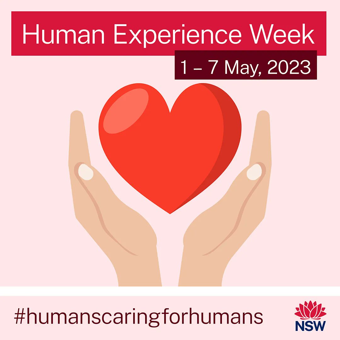 mhcsnsw's tweet photo. Today marks the start of Human Experience Week. The week recognises that the experiences of our patients, their families and carers cannot be separated from the experiences of our caregivers (staff and volunteers).
Learn more: https://t.co/AspZ8NzXvv
#HumansCaringForHumans https://t.co/hZktqvZutX