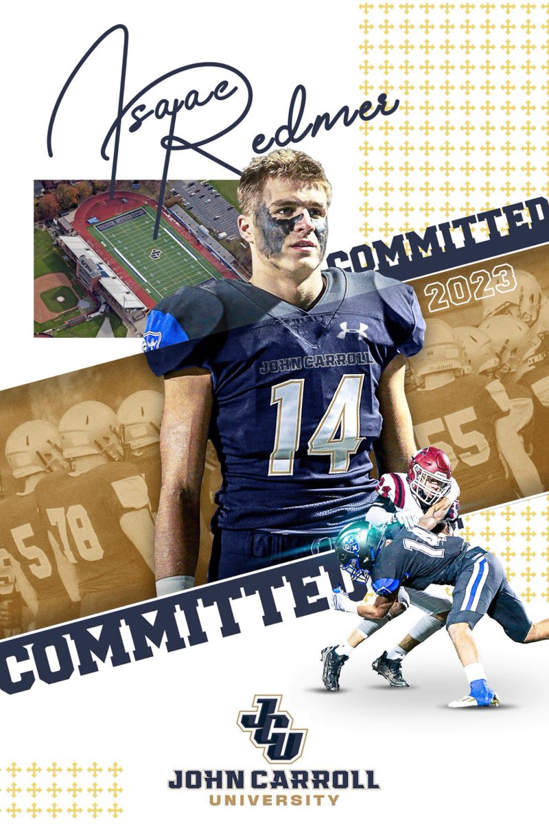 GRCC_CougarsFB's tweet photo. 🚨 Commitment Update 🚨

Congratulations to @IsaacRedmer on his commitment to @jcusports and @JCUFootball to continue his academic and athletic career!

The Catholic Central community is really proud of you Isaac!

#outworkoutpreparefinish https://t.co/iZ2UiwFShB
