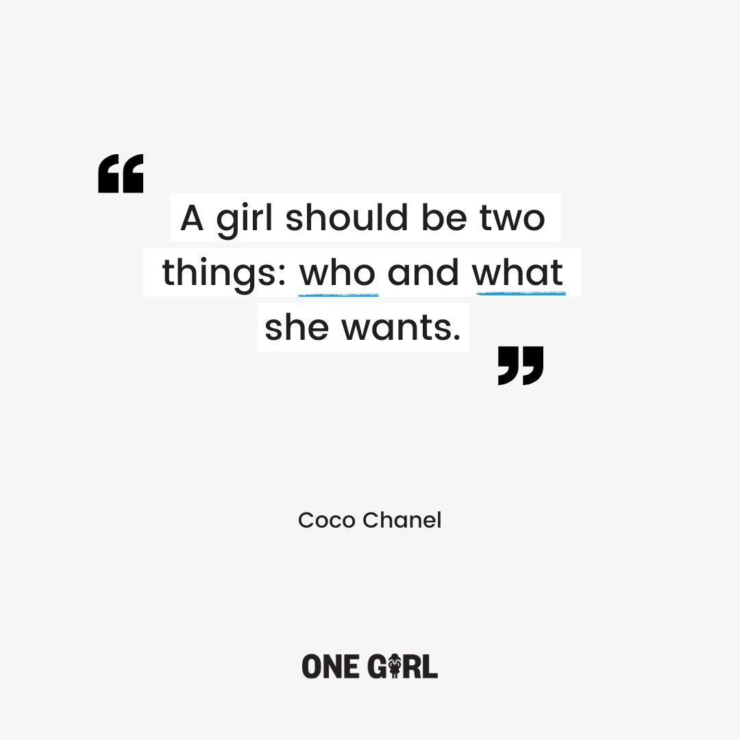 onegirlorg's tweet photo. A fitting quote for the first Monday of the month. 

#mondaymotivation #empowergirls https://t.co/NAgxCS62mD