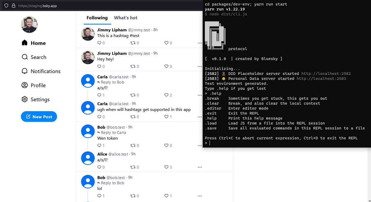 jimmyhacksstuff's tweet image. Tinkering around with the BlueSky Social backend today and related PDS services. I must say, it's quite a bit of fun and, so far, well designed. Looking forward to getting federated servers working soon!