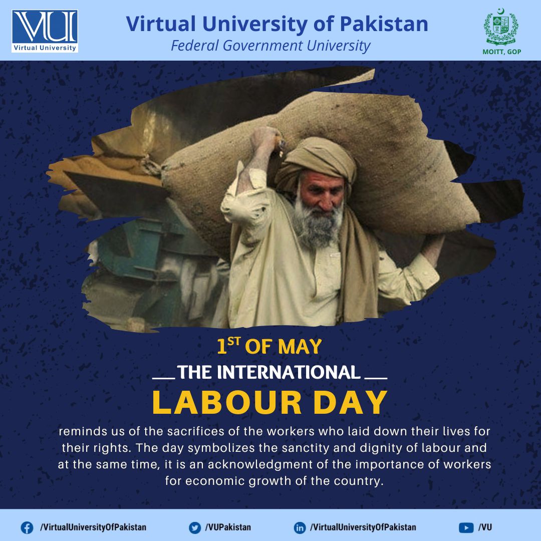StudentsOfVU's tweet photo. May Allah help us to truly put in our best efforts for the prosperity of our workers and our country.

"PAKISTAN ZINDABAD" https://t.co/ddrCdOoMJu