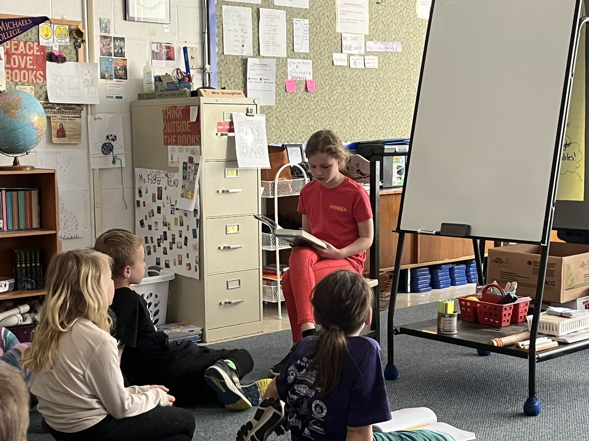 Broughton3rd4th's tweet photo. Our #TheRealDeal book completion celebration looked like brave readers volunteering to read a page. 💕 (photo 🧵) https://t.co/1HKkP0SYRB