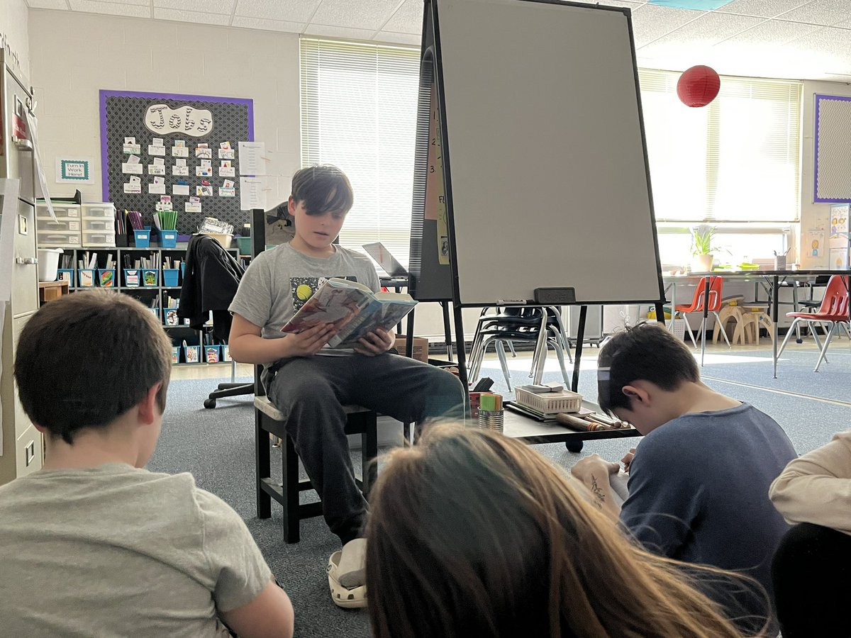 Broughton3rd4th's tweet photo. Our #TheRealDeal book completion celebration looked like brave readers volunteering to read a page. 💕 (photo 🧵) https://t.co/1HKkP0SYRB