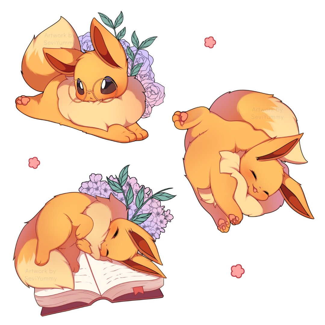 SeviYummy's tweet photo. My favorites Eevees 🌸🌿 https://t.co/tg4BilgVX3