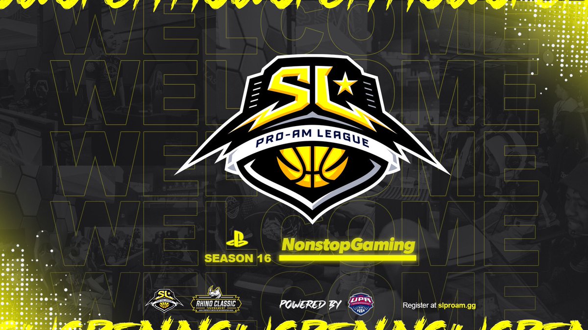 🚨 Welcome @TvKingsho and Nonstop gaming to 
Season 16 powered by <a href="/UnifiedProAm/">Unified Pro-Am Association</a>!

📌Starting Lineup:

Pg @Tvkingsho 
Sg <a href="/DjXElit3/">Dj</a>
Lock @BallwatchingII
Swing @VerifiedxNG 
Center @1Kamwilliams 

24 hours left to sign up

Register for Season 16 now ⬇️
slproam.gg/registration