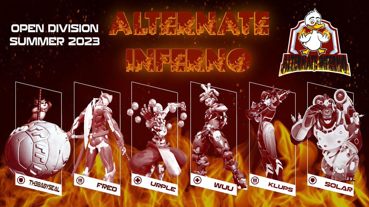 alt_esports_'s tweet photo. OD DAY 2!! #OpenDivision

Showcasing our newest roster! Please welcome the players of Alternate Inferno!!!

🛡️ ⁦@Th3babyseal⁩
🛡️ @Solar
🔫 @Fred
🔫 @Klups10
💉 @urple__
💉 @Wuu

#FeelTheBurn🔥 https://t.co/37RoOBocCR
