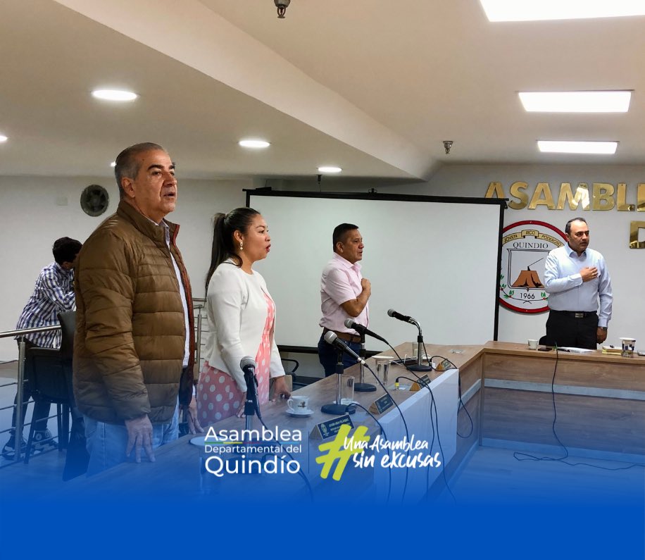AsambleaQ's tweet photo. Clausura el Primer Período de Sesiones Ordinarias Vigencia 2023, con la presencia de Gabriel Beltrán en representación de la Gobernación del Quindío.

#UnaAsambleaSinExcusas #RetoQuindío #JuanCamiloCardenas @QuindioGob https://t.co/56IrwP9rDc