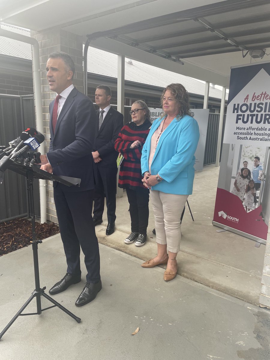 Alan Murrell (@alanmurrell10) on Twitter photo Premier <a href="/PMalinauskasMP/">Peter Malinauskas</a> unveils first home completed under public housing construction program at Croydon Park. @10NewsFirstAdl Premier <a href="/PMalinauskasMP/">Peter Malinauskas</a> unveils first home completed under public housing construction program at Croydon Park. @10NewsFirstAdl
